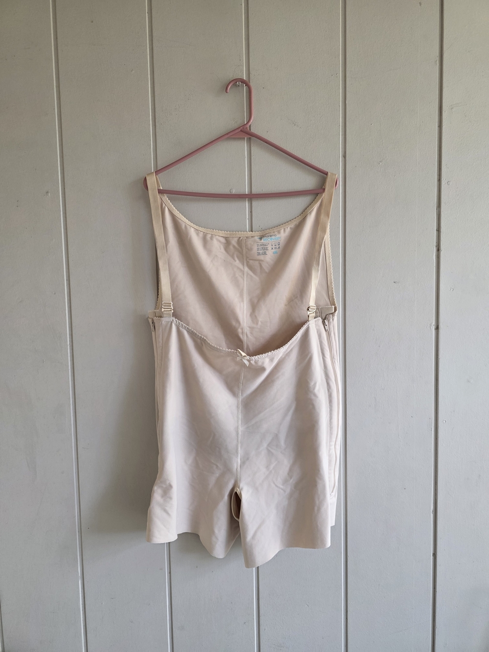 Marena Recovery Girdle With Suspenders Beige 4XL Shapewear Injury Surgury